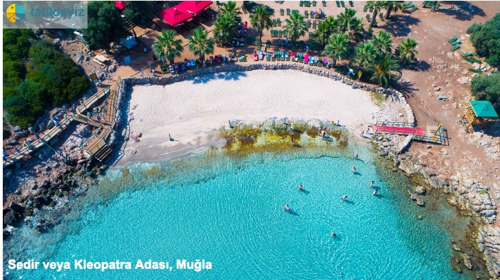 Mugla gezilecek yerler listesi sedir veya kleopatra adasi