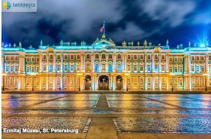 St Petersburg Gezilecek Yerler Ermitaj Müzesi